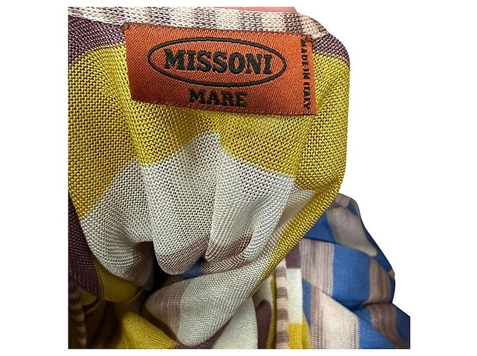 Mini abito a righe Missoni Mare in viscosa multicolore - vista 9