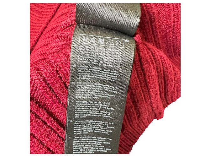 Suéter de cuello redondo Maje en acrílico rojo Roja - vista 7