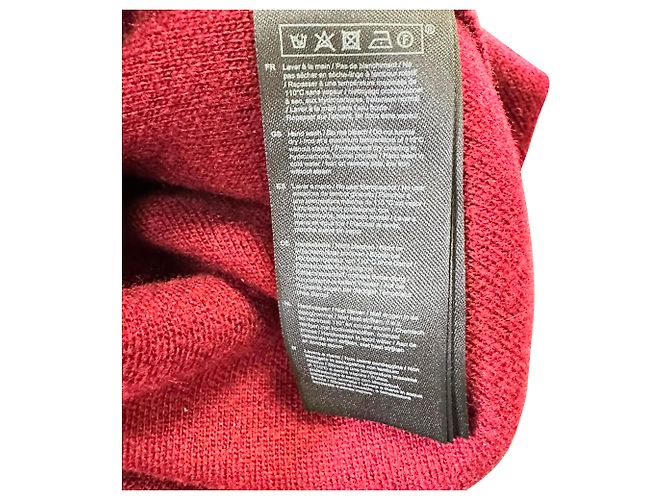 Vestido mini de malha Ritorsa da Maje em lã vermelha Vermelho Bordeaux - vista 7