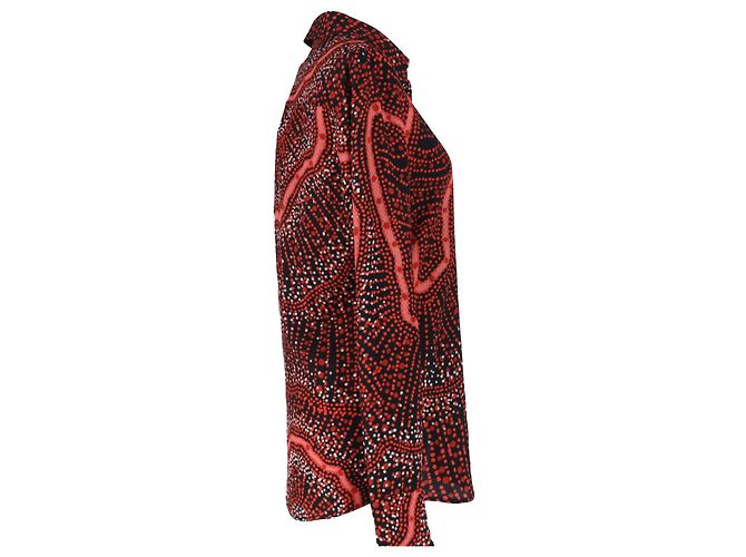 Camicia stampata Chika di Altuzarra in seta multicolore - vista 2