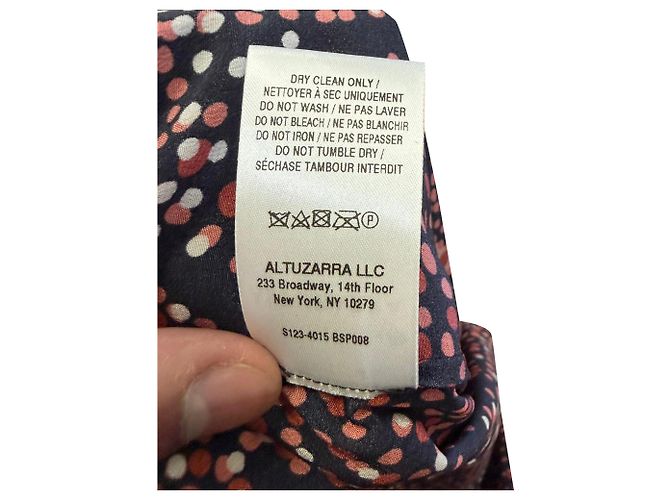 Camicia stampata Chika di Altuzarra in seta multicolore - vista 5