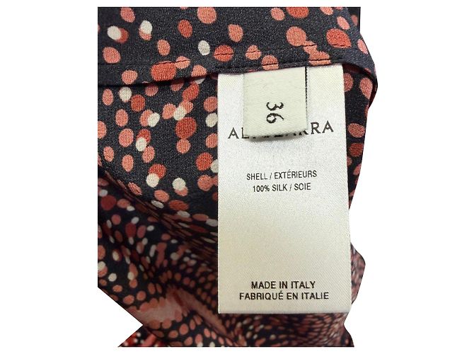 Camicia stampata Chika di Altuzarra in seta multicolore - vista 6