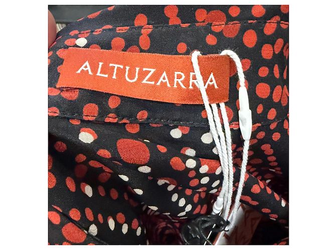 Camicia stampata Chika di Altuzarra in seta multicolore - vista 8