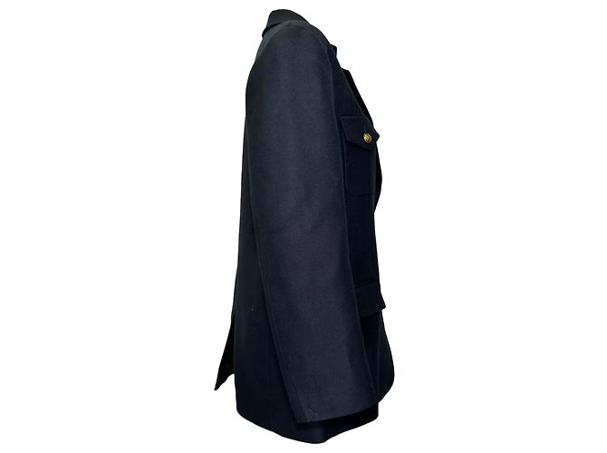 Blazer da completo Gemma in lana blu navy Sandro Paris - vista 2