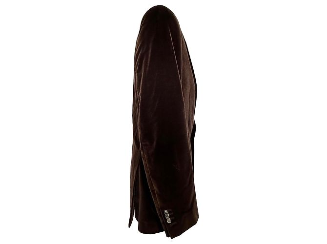Maison Martin Margiela Blazer in velluto Maison Margiela in cotone marrone - vista 2