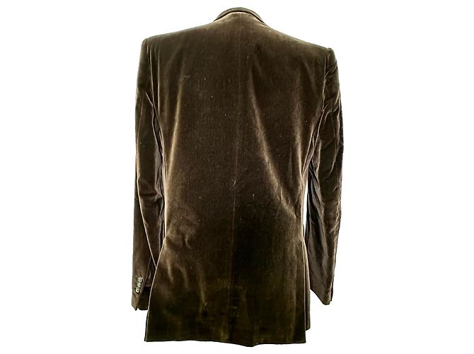 Maison Martin Margiela Blazer in velluto Maison Margiela in cotone marrone - vista 3