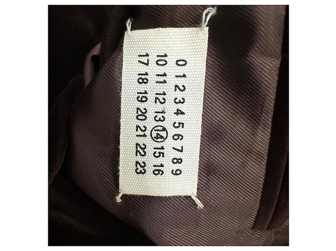 Maison Martin Margiela Blazer in velluto Maison Margiela in cotone marrone - vista 4
