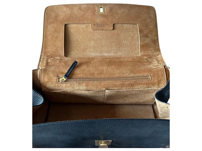 Borsa The Angle di Bottega Veneta in pelle di vitello nera Nero - vista 5