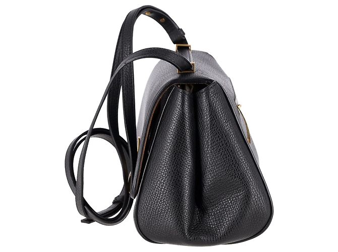 Borsa The Angle di Bottega Veneta in pelle di vitello nera Nero - vista 8