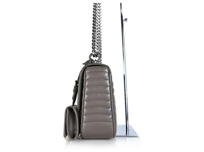 Prada Borsa a tracolla con catena Grigio - vista 2