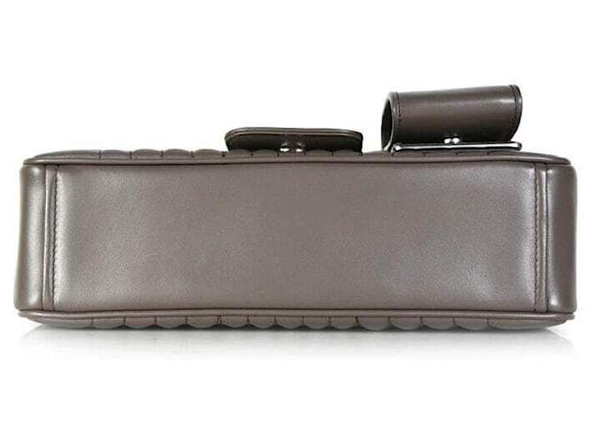 Prada Borsa a tracolla con catena Grigio - vista 4