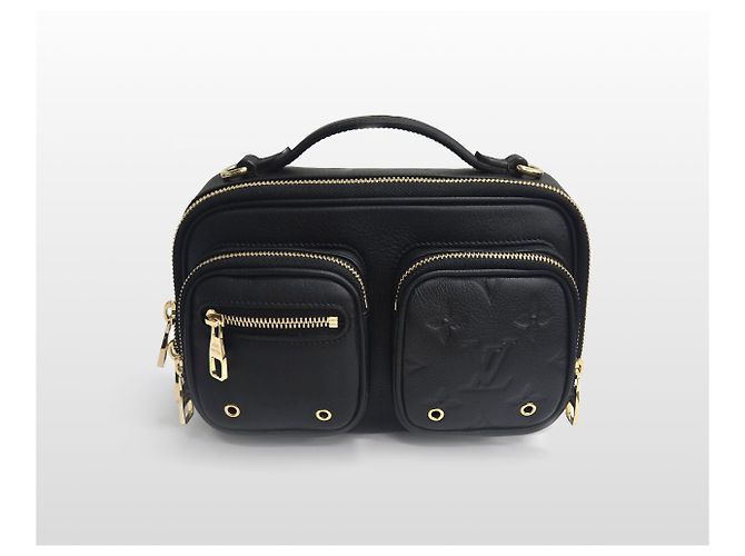 Louis Vuitton Borsa a tracolla utility in pelle di vitello con tasche multiple Nero - vista 4