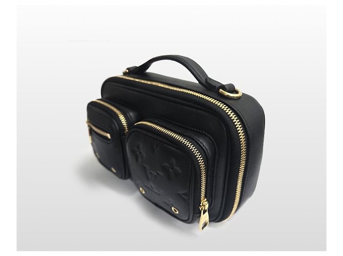 Louis Vuitton Borsa a tracolla utility in pelle di vitello con tasche multiple Nero - vista 6