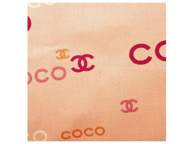 Gabrielle Tote Chanel Vintage Canvas Coco Logo Rosa - vista 10