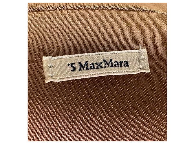 Max Mara Rebecca Jersey T-Shirt in Braun Viscose - Ansicht 4