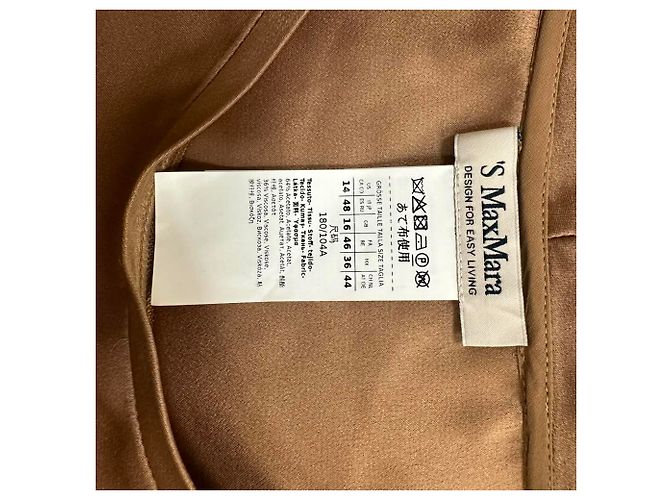 Max Mara Rebecca Jersey T-Shirt in Braun Viscose - Ansicht 5