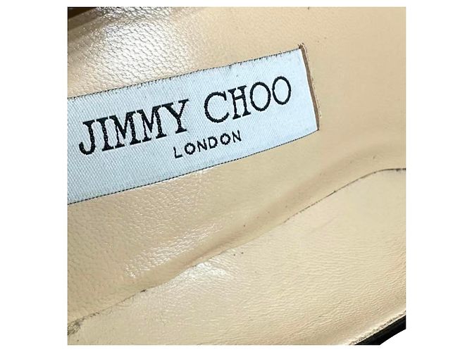 Décolleté Jimmy Choo in vernice nera Nero - vista 10