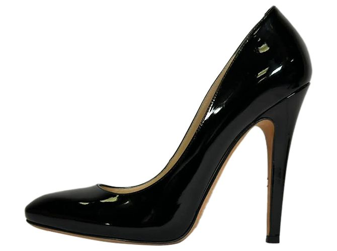 Décolleté Jimmy Choo in vernice nera Nero - vista 4