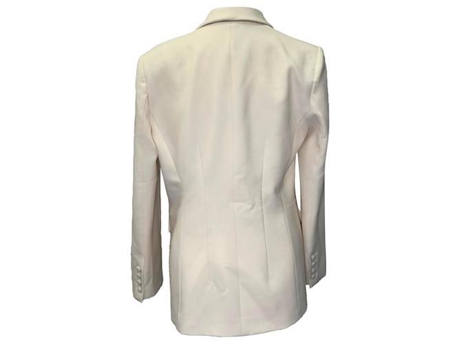 Blazer Maje Suit en Ivory Polyester Blanco Crudo - vista 3