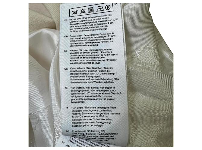 Blazer Maje Suit en Ivory Polyester Blanco Crudo - vista 9