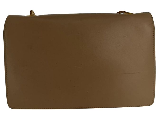 Bolsa tiracolo Betty da Saint Laurent em couro bege - vista 2