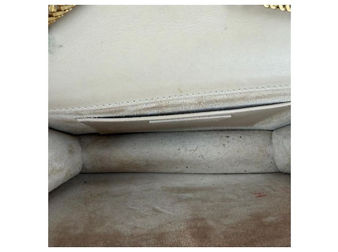 Bolsa tiracolo Betty da Saint Laurent em couro bege - vista 6