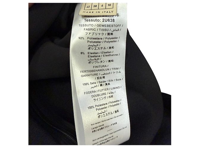 Emilio Pucci Langarm-Mini Kleid in Schwarz aus Polyester Mehrfarben - Ansicht 5