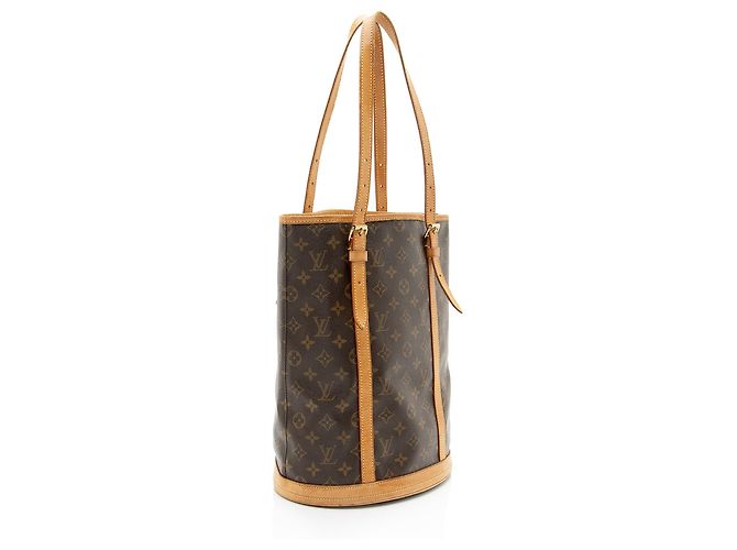 Louis Vuitton Vintage Monogram Canvas Bucket GM Tote Beutel Braun - Ansicht 2