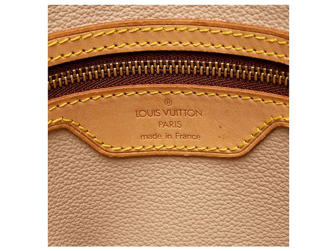 Louis Vuitton Vintage Monogram Canvas Bucket GM Tote Beutel Braun - Ansicht 8