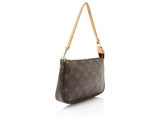 Louis Vuitton Pochette Accessoires en toile Monogram Vintage Marron - vue 2
