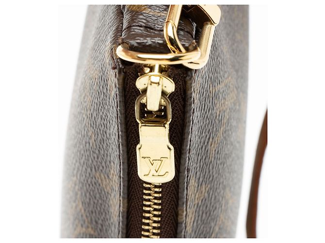 Louis Vuitton Pochette Accessoires en toile Monogram Vintage Marron - vue 9
