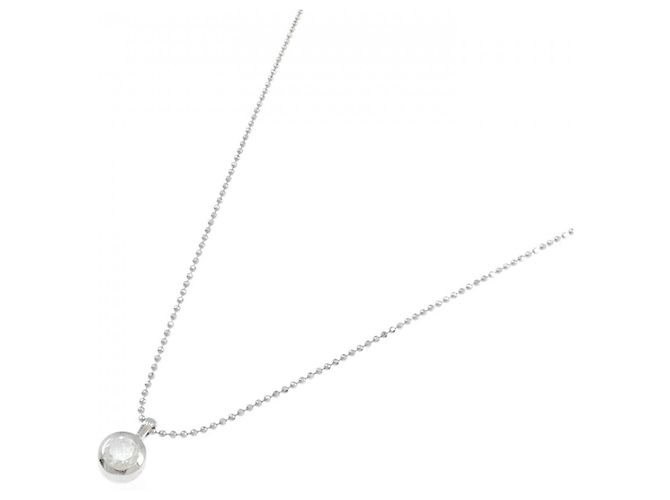 Autre Marque Collana con Diamanti Pt900 Pt850 Argento - vista 2