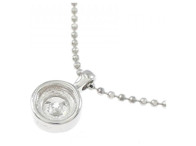 Autre Marque Collana con Diamanti Pt900 Pt850 Argento - vista 4