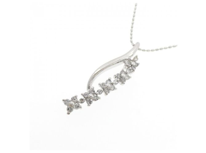Autre Marque Collana con Diamanti Au750 Argento - vista 3