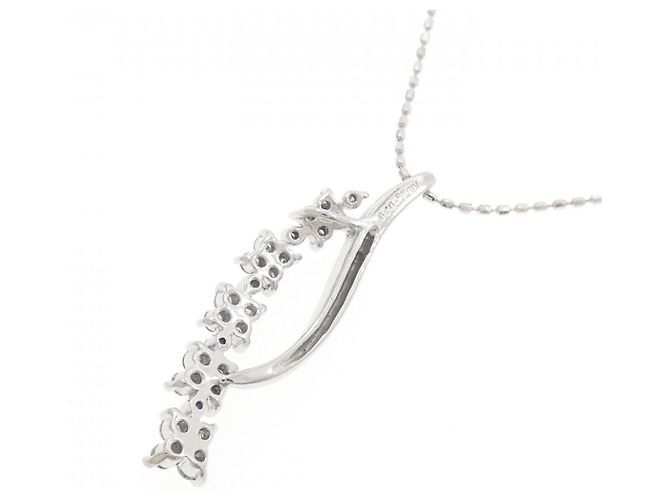 Autre Marque Collana con Diamanti Au750 Argento - vista 4