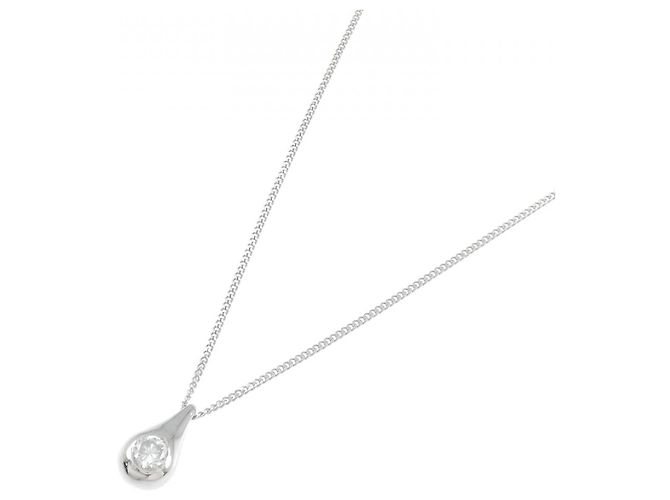 Autre Marque Collana di Diamanti PT900 PT850 Argento - vista 2