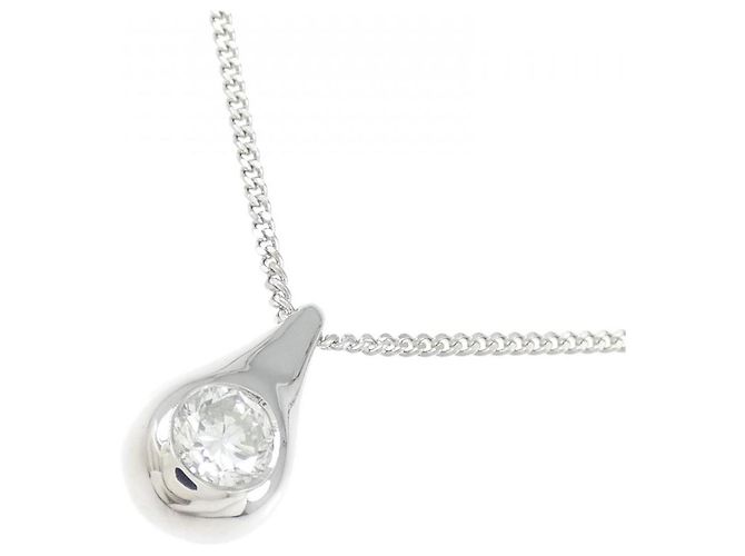 Autre Marque Collana di Diamanti PT900 PT850 Argento - vista 3