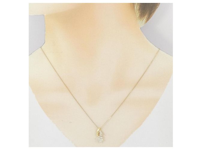 Autre Marque Collana con Diamanti Au750 D'oro - vista 6