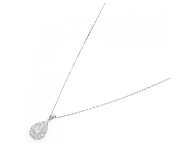 Autre Marque Collana di Diamanti PT900 PT850 Argento - vista 2