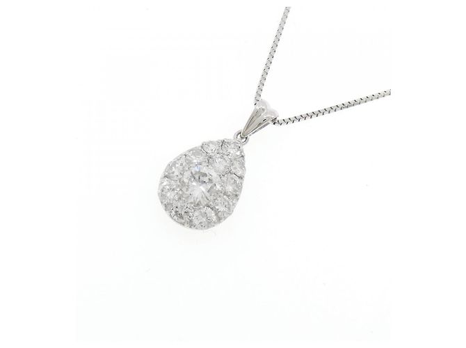 Autre Marque Collana di Diamanti PT900 PT850 Argento - vista 3