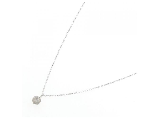Autre Marque Collana in platino e diamanti Argento - vista 2