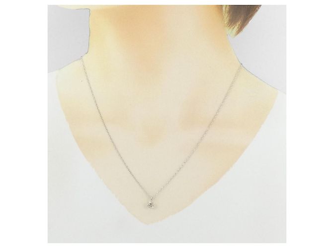 Autre Marque Collana in platino e diamanti Argento - vista 6