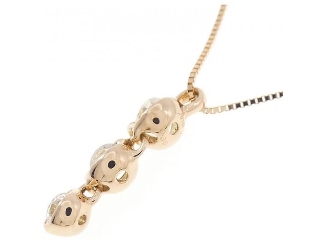 Autre Marque Collana con Diamanti Au750 Rosa - vista 4