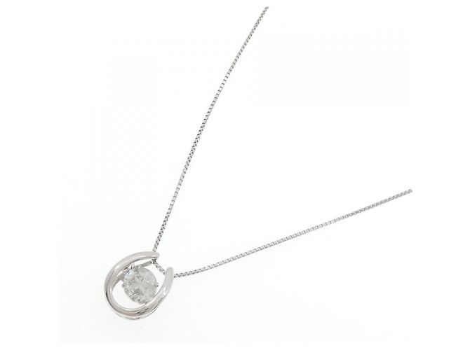 Autre Marque Collana di Diamanti PT900 PT850 Argento - vista 2