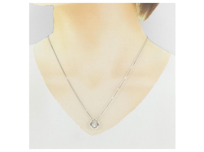 Autre Marque Collana di Diamanti PT900 PT850 Argento - vista 6