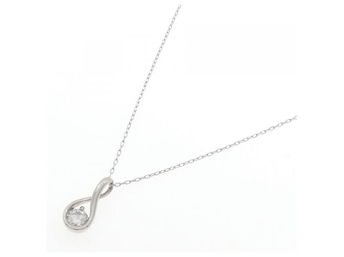 Autre Marque Collana di Diamanti PT900 PT850 Argento - vista 2