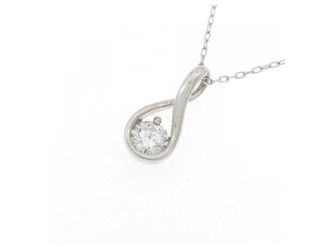 Autre Marque Collana di Diamanti PT900 PT850 Argento - vista 3