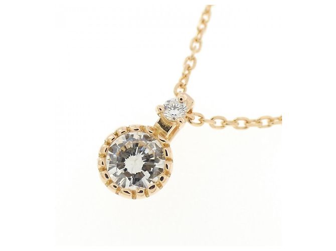 Autre Marque Collana in Diamanti Au750 Rosa - vista 3