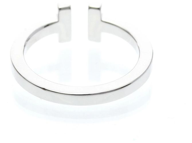 Tiffany & Co. T Square 18K Weißgold Silber - Ansicht 2