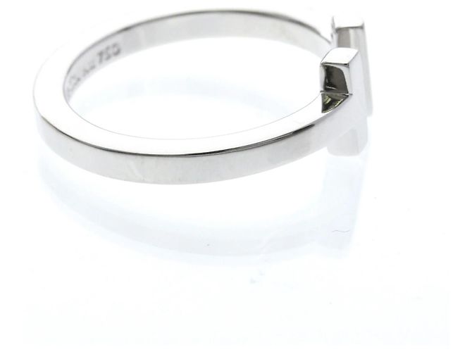 Tiffany & Co. T Square 18K Weißgold Silber - Ansicht 4
